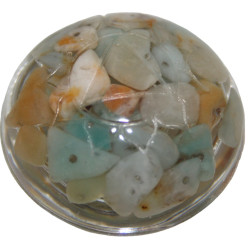 Demi-sphère en Amazonite